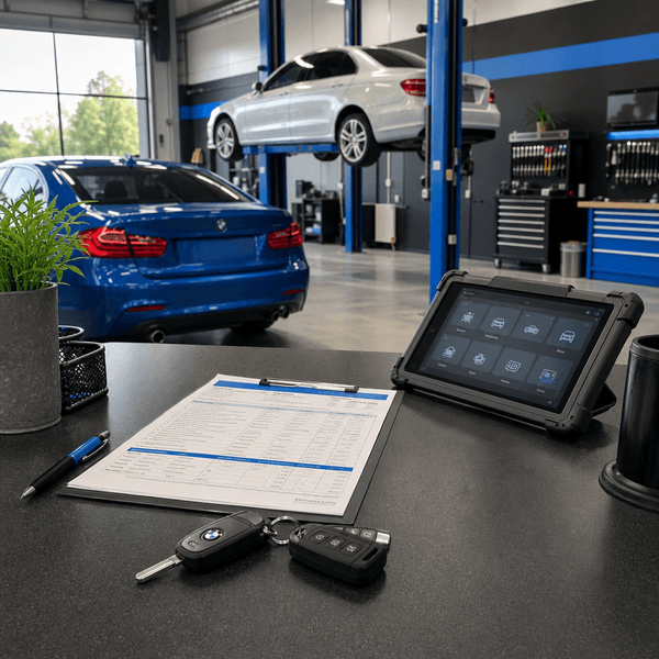 Foreign Auto Center service counter in Valdosta
